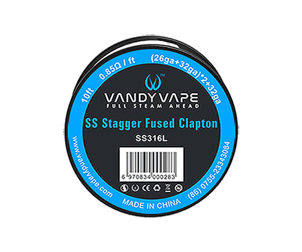 Stagger Fused Clapton SS316L