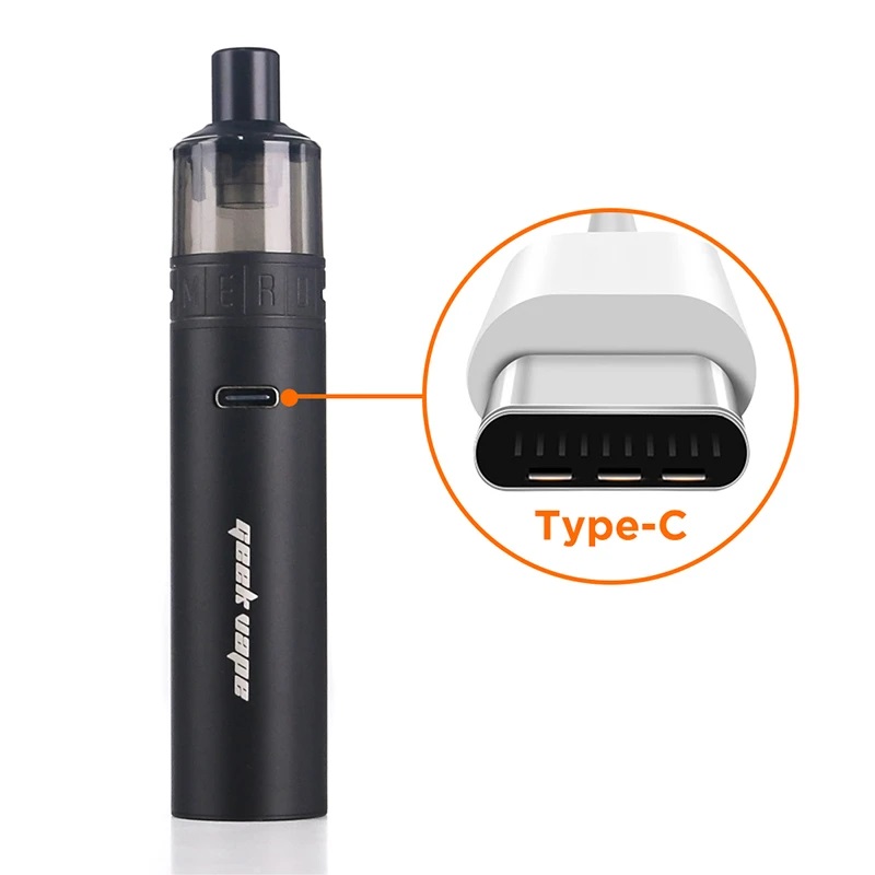 Kit Mero AIO 2100mAh – Geekvape – Colors : Black-vape pen – Vape Mod Box  Cyprus vape shop online,ecig store