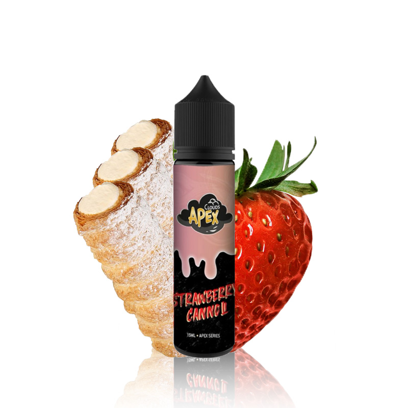 Apex Clouds Strawberry Cannoli 60ml  Vape Mod Box Cyprus vape shop  online,ecig store